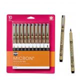 SAKURA Pigma Micron Pens Black Ink 10 Pack