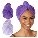 Turbie Twist Large Hair Towel 2-Pack