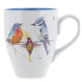 DEMDACO Dean Crouser Birds Mug 12 oz