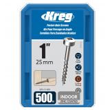 Kreg Pocket-Hole Screws Zinc 1-Inch 500ct