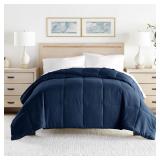 Linen Market King Navy Comforter