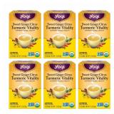 Yogi Sweet Ginger Turmeric Herbal Tea 16 Ct