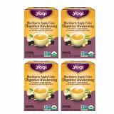 Yogi Blackberry Apple Cider Herbal Tea 16 Ct