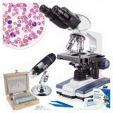 AmScope B120 Binocular Microscope 40X-2500X