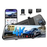 AZDOME 12 4K Mirror Dash Cam