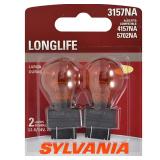 SYLVANIA 3157NA Amber Mini Bulb 2-Pk