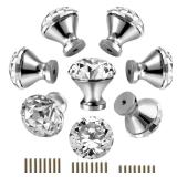 ROYBENS 30mm Cabinet Knobs Silver