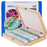 AmScope 100 Pc Prepared Biology Slide Set