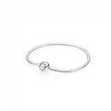 PANDORA Smooth Charm Bracelet 7.6