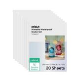 Cricut Waterproof Clear Sticker Paper 8.5x11
