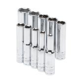 HUSKY 14in Drive Metric Socket Set 10-Pc