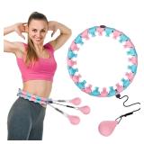 MEETCO Smart Hula Hoop 24 Detachable Knots