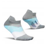 Feetures No Show Tab Socks Gray L