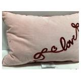 Velvet Heart Accent Throw Pillow