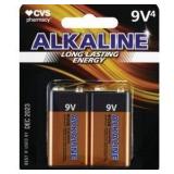 CVS Health 9V Alkaline Batteries 4 Ct