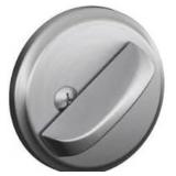 SCHLAGE Satin Chrome Deadbolt 2.5 in