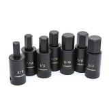 Husky 12 in. Drive 7-Pc Socket Set