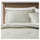 Threshold FullQueen Chambray Comforter Set