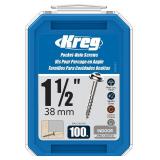 Kreg 1-12in Coarse Thread Wood Screws 100ct