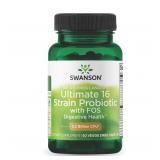 Swanson 16-Strain Probiotic 3.2B CFU 60 Caps