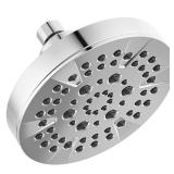 DELTA 6-Setting Chrome 6 Round Shower Head
