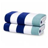 Kaufman 35x70 Velour Beach Towels 2-Pack