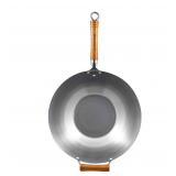 Ken Hom 14 Flat Bottom Carbon Steel Wok