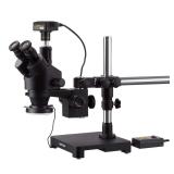 AmScope 3.5X-180X Trinocular Microscope