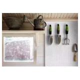 General Mfg. White Peg Board 316x48in
