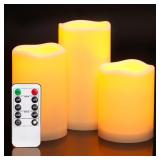 Homemory 3 Pack Flameless Candles