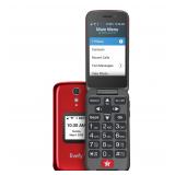 Lively Jitterbug Flip Cell Phone Red