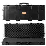 VEVOR 42 Hard Waterproof Rifle Case Black