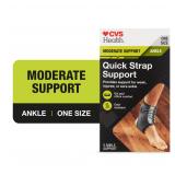 CVS Health Quick Strap Ankle Support