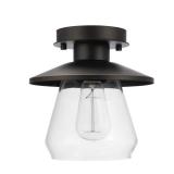 Hampton Bay 1-Light Semi-Flush Mount