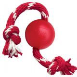 KONG Ball w Rope Small Red