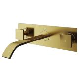 VIGO Wall Mount Faucet Matte Brushed Gold