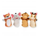 Melissa  Doug Zoo Friends Hand Puppets 4pk