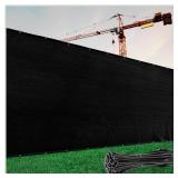 ColourTree Black Fence Screen 4x10