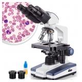AmScope 40X-2000X Binocular Compound Microscope