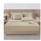 Hotel Signature Full Khaki Sheet Set