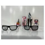 Husky Safety Glasses  Screwdriver Set