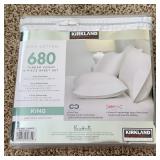 Kirkland 680TC King Sheet Set Gray