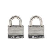 Master Lock 2in. SS Padlock 2-Pack
