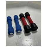 HeavyHands 3lb Foam Padded Dumbbells