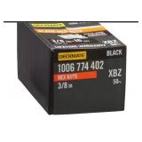 Deckmate 38in-16 Black Hex Nut 50-Pk