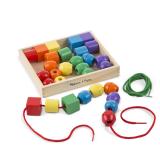 Melissa  Doug Lacing Beads 30 Pcs