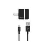 Just Wireless Black iPhone 8-pin Wall Charger