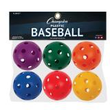 Champion Sports 9 Plastic Baseballs Set of 6