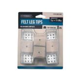 Everbilt 1 in. Clear Felt Leg Tip