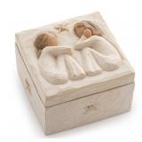 Willow Tree Friendship Keepsake Box 3 sq